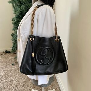 Gucci Soho Chain Strap Shoulder Bag, Medium.